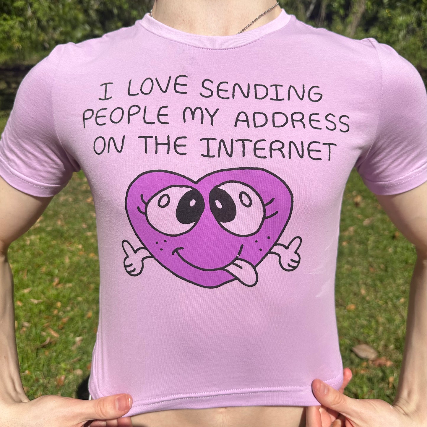 address baby tee